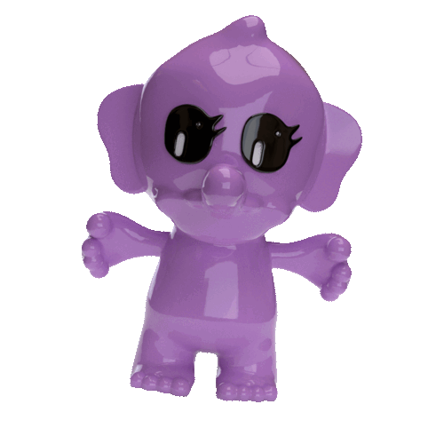 Giant Trollibu Art Figure – Lavender