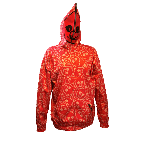 Full Zip Up Hoodie – Flamingo