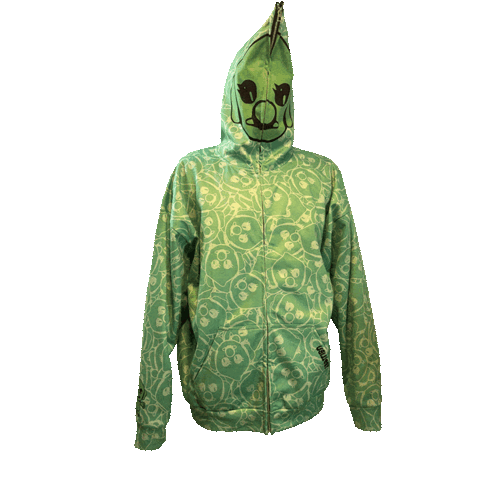 Full Zip Up Hoodie – Green