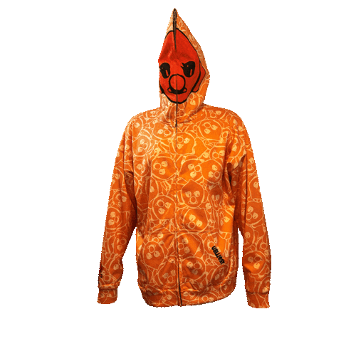 Full Zip Up Hoodie – Orange