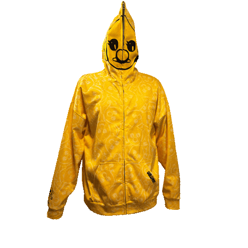 Full Zip Up Hoodie – Yellow