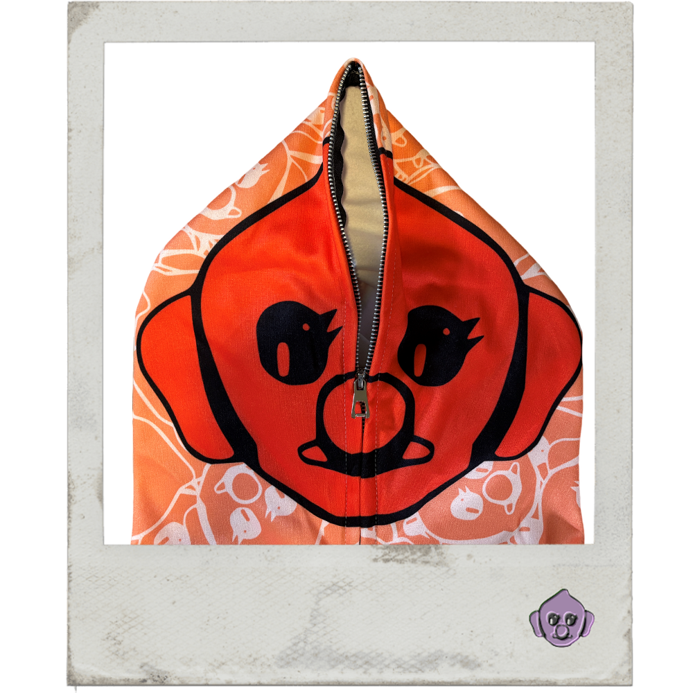 Full Zip Up Hoodie – Orange