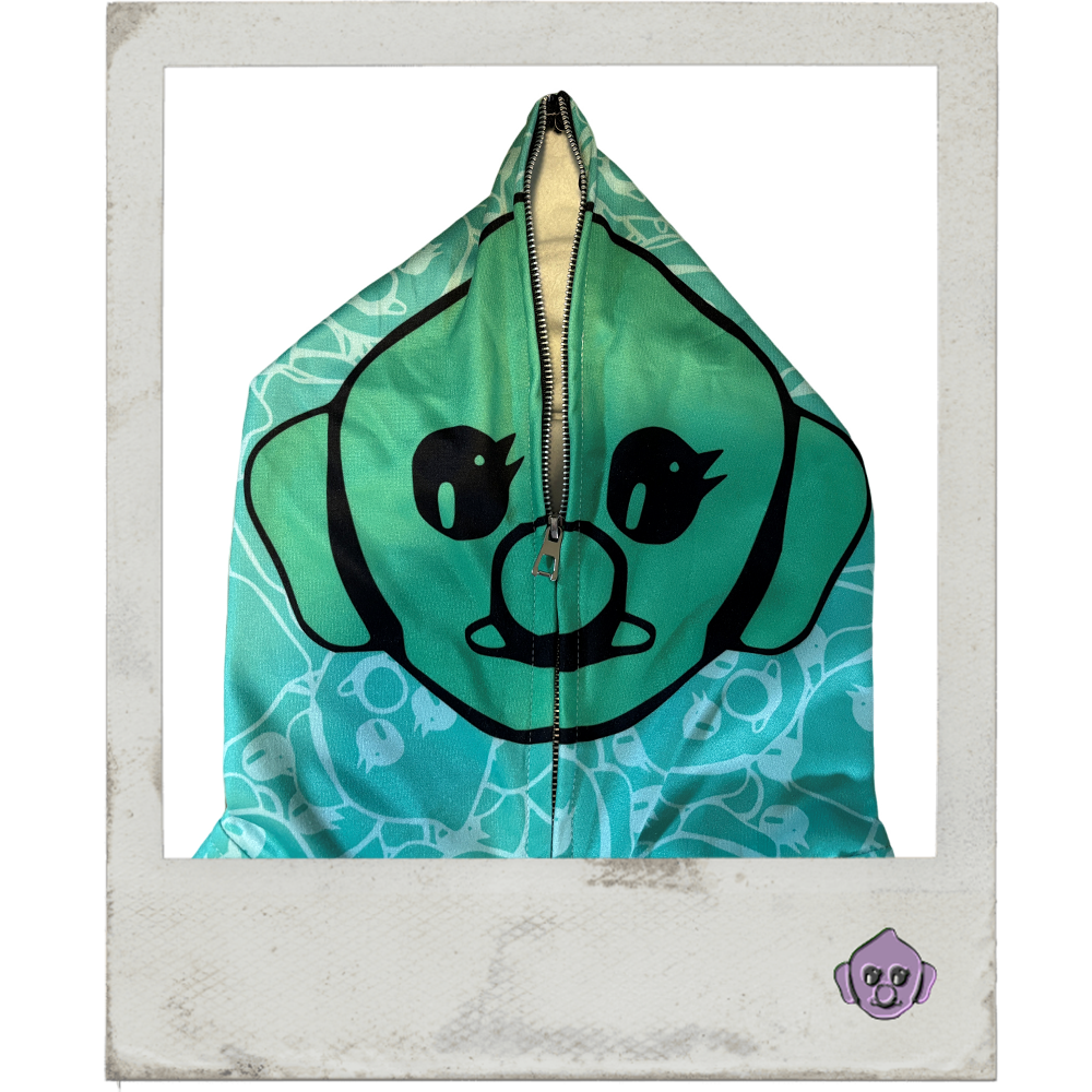 Full Zip Up Hoodie – Green
