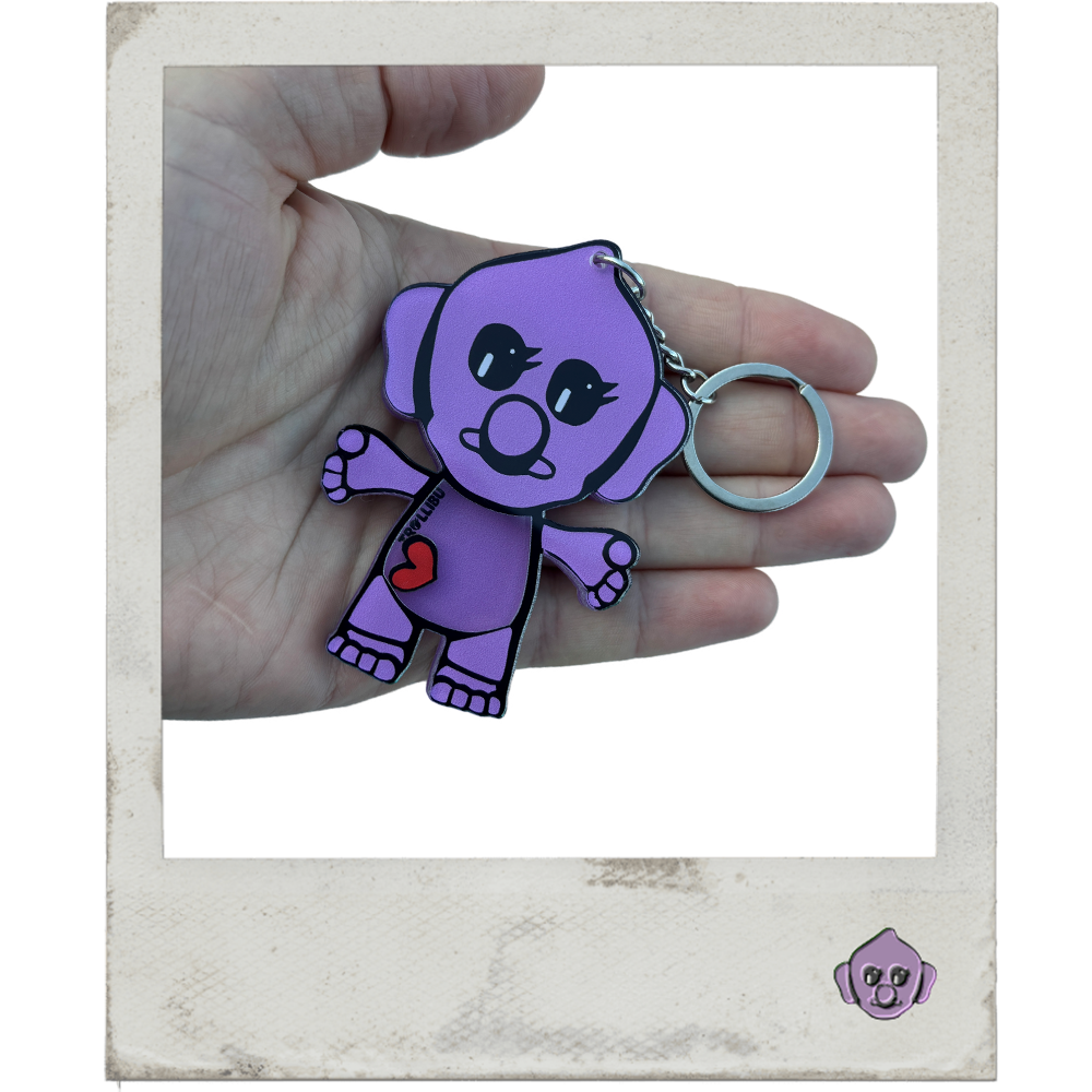 Purse Charm Shaker – Lavender