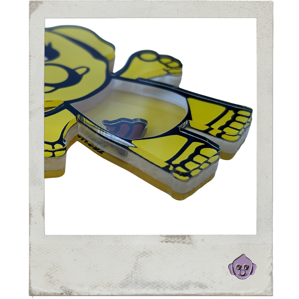 Purse Charm Shaker – Yellow