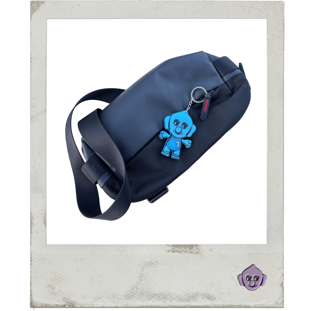 Purse Charm Shaker – Blue