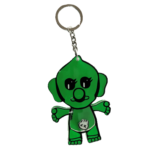 Purse Charm Shaker – Green