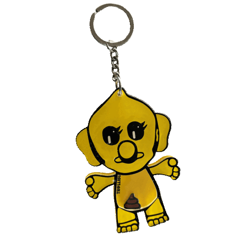 Purse Charm Shaker – Yellow