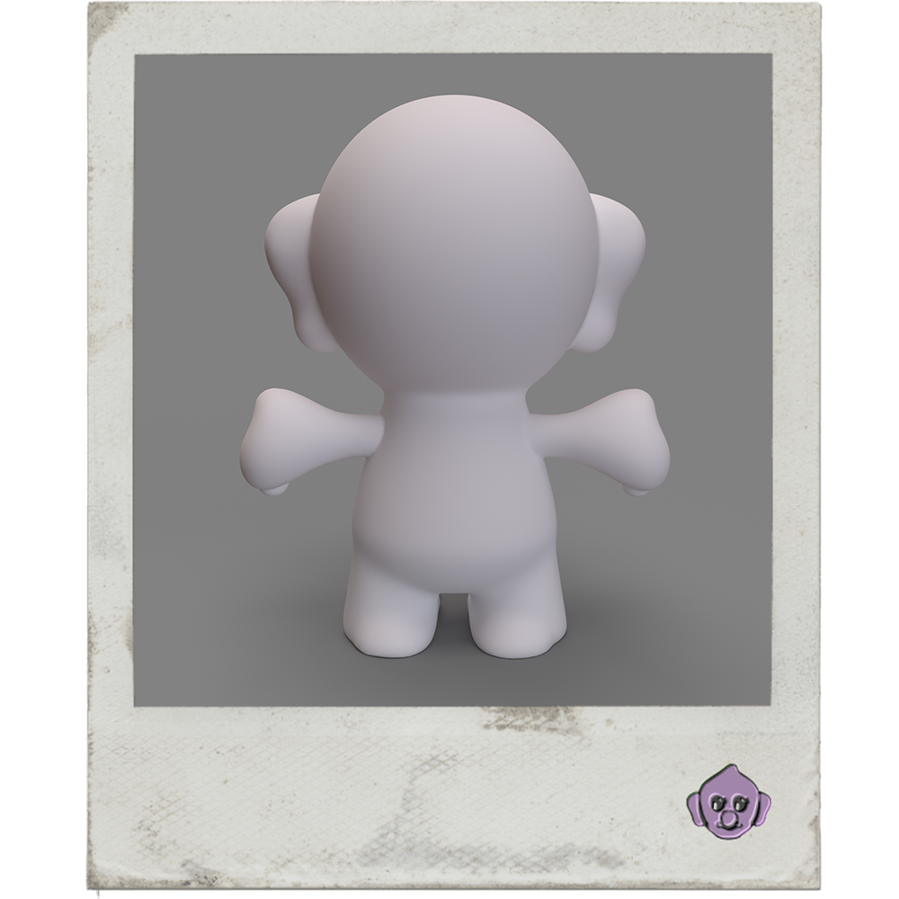 DIY Giant Trollibu Art Figure – Blank