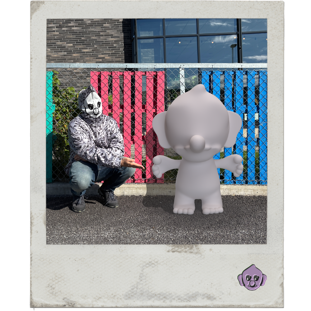 DIY Giant Trollibu Art Figure – Blank