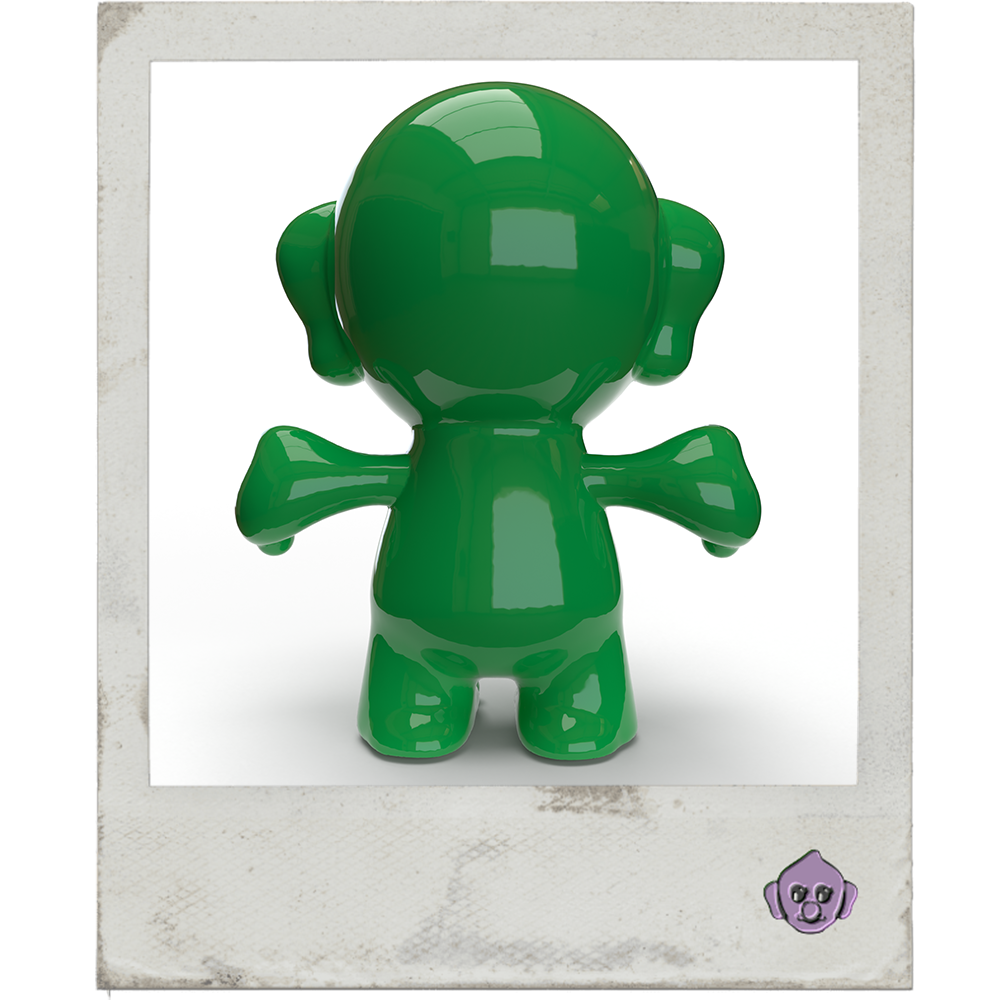 Giant Trollibu Art Figure – Green