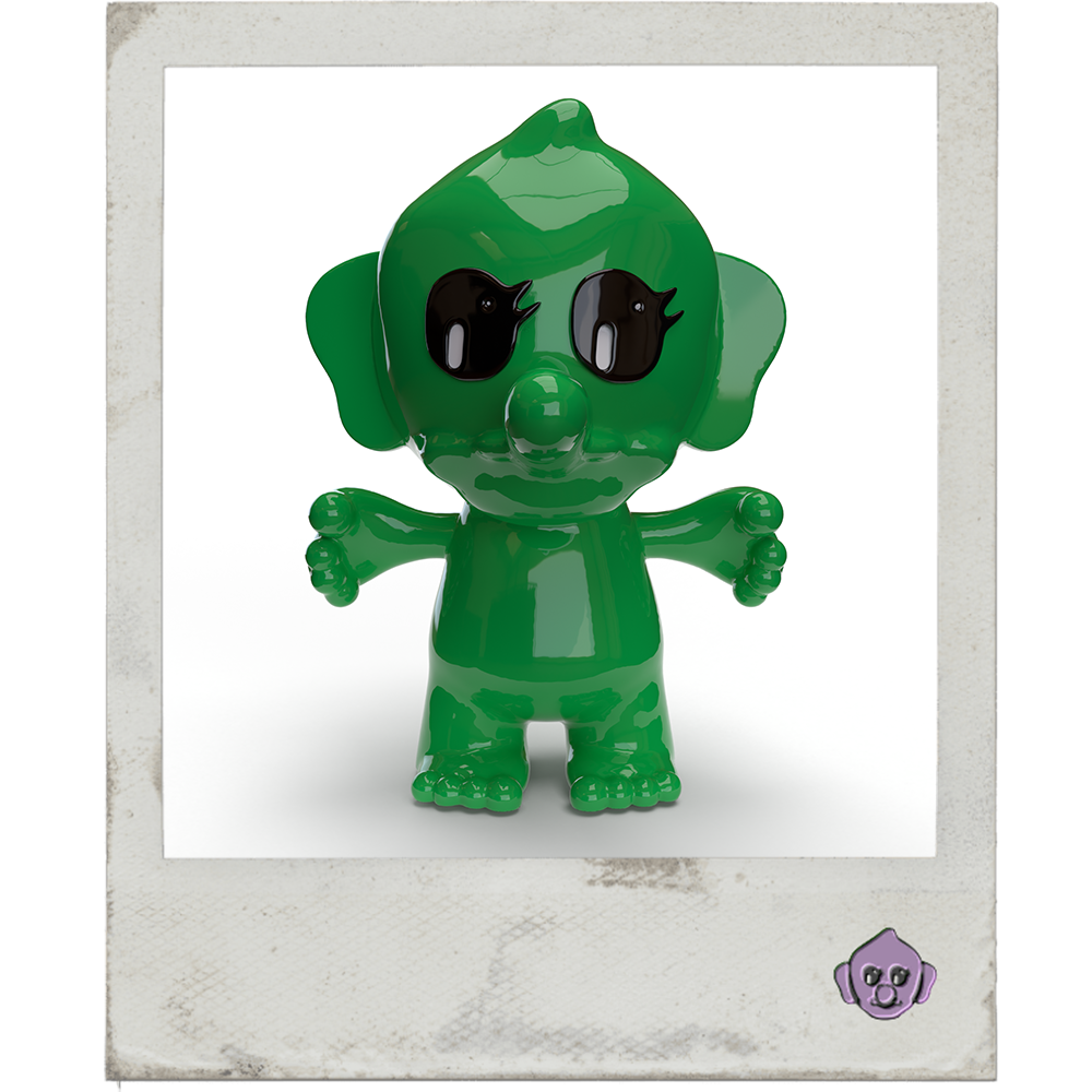 Giant Trollibu Art Figure – Green