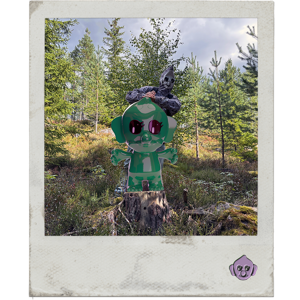 Giant Trollibu Art Figure – Green
