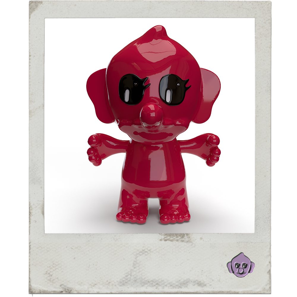 Giant Trollibu Art Figure – Flamingo