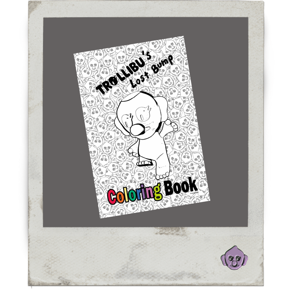 Trollibu's Lost Bump Coloring Book